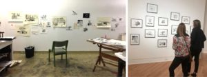 Studio and gallery images from Collateral Reparations fellows.