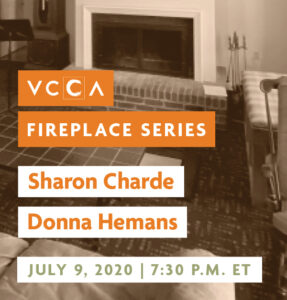 VCCA Fireplace Series: Sharon Charde and Donna Hemans, July 9, 2020, 7:30 p.m. ET